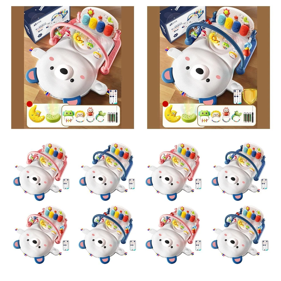 Tapis de jeu pour bébé, tapis de jeu, jouets de loisirs, piano, gymnastique - Photo 1/1