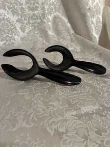 Tupperware Gadgets Eierschaufel Ostereierheber Halter Löffel 2er Set rot und gelb - Bild 1 von 3