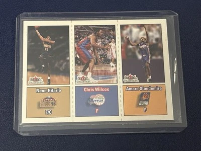 2002-03 Fleer Tradition No293 Нене Хиларио/Крис Уилкокс/Amare Stoudemire RC - Изображение 1 из 2