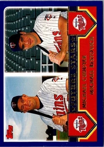 2003 Topps Michael Cuddyer/Michael Restovich #329 Minnesota Twins Baseball Card - Picture 1 of 2