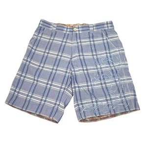 Robert Graham Shorts Bermuda Size 34 Skater Preppy Academia Y2K Style - Picture 1 of 9