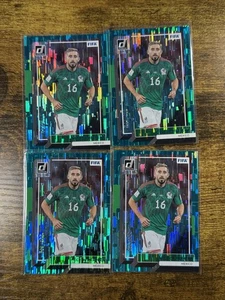 2022-23 Panini Donruss Soccer Hector Herrera Teal Numbered /199 Lot X4 Mexico - Bild 1 von 2