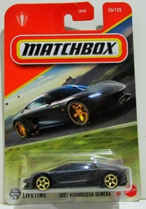 Matchbox 2025 Basic Series 2021 Koenigsegg Gemera schwarz # 55 / 125 - Bild 1 von 5