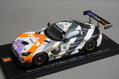 1:43 Spark SB205 Mercedes-AMG GT3 Black Falcon Team SPA 24H 5th 2018 #4 - Image 1 of 4