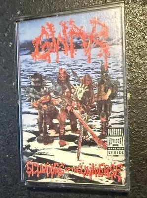 GWAR - Scumdogs of the Universe 1990 Cassette Metal Blade 9 26243-4 Metal - Image 1 of 2