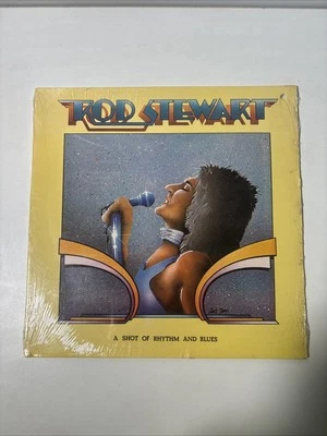 Rod Stewart - A Shot of Rhythm and Blues Vinyl LP 1976  - Image 1 of 4