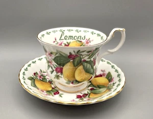 Royal Albert Tasse und Untertasse Lemons Covent Garden - Bild 1 von 5