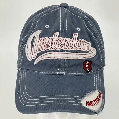 Gorra de béisbol Amsterdam XXX - Fox StrapBack azul usada en excelente estado Foto 1 de 4