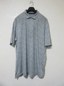 Polo golf Peter Millar estiva comoda grigia Bai Hai manica corta XL - Foto 1 di 9