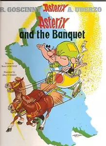 ASTERIX AND THE BANQUET BOOK GOSCINNY UDERZO - Picture 1 of 1