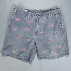 Orvis Herrenshorts 38x8 Old Glory amerikanische Flagge bestickt USA blau patriotisch - Bild 1 von 10