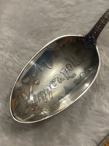 Etched Gorham Minneapolis Minnesota Antique Sterling Souvenir Spoon (S108) - Picture 1 of 17