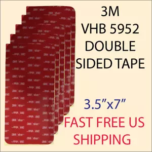 3M VHB Automotive Mounting Double Sided Adhesive Tape 5952 Sheet STRONG!! - Picture 1 of 3