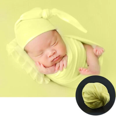 Suave Recién Nacido Estudio Fotografía Accesorios Bebé Envoltura Envoltura Manta Telón de Fondo Paño Foto 1 de 4