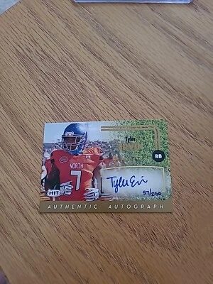 Nice 2016 Sage Hit Tyler Ervin Gold Rookie Auto #57/250 Made - Image 1 of 2