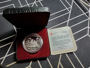 1989 Canada, Proof Silver Dollar,200th Anniversary of Sir A. Mackenzie's Voyage - Picture 1 of 2