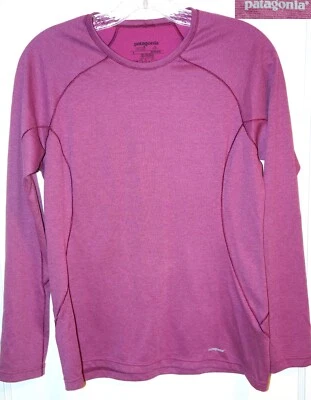 Pullover Top Patagonia Capilene 3 capas base uva jaspeada peso medio talla S para mujer Foto 1 de 4
