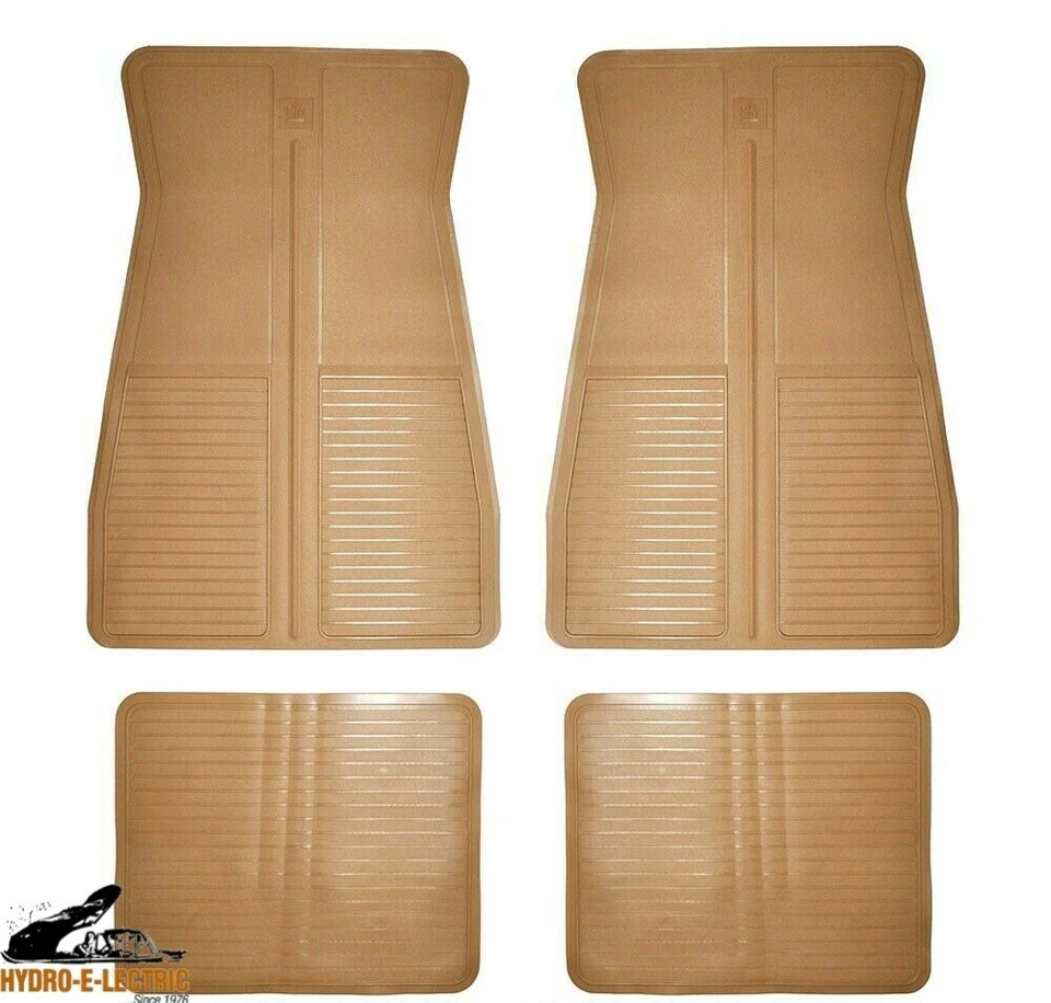 NEW  1973-1981 Chevrolet Camaro & Pontiac Firebird Floor Mat Set - Tan - Image 1 of 3
