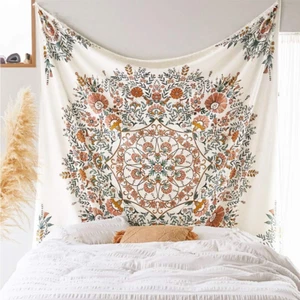 Mandala Tapestry Wall Hanging Flower Psychedelic Tapestry Wall Hanging Decor for - Picture 1 of 7