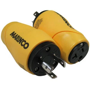 Adaptador Marinco S30-15 de 30 Amp macho a 15 20 Amp hembra - Imagen 1 de 1