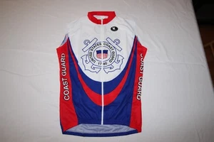 US Coast Guard Custom Cycling Jerseys - sleeveless - size XLG - Picture 1 of 2