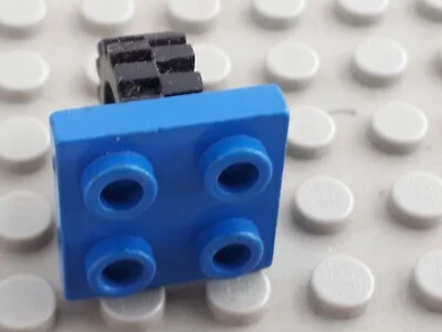 LEGO  Platte 2 x 2 mit Reifen in Blau Blue - Bild 1 von 4