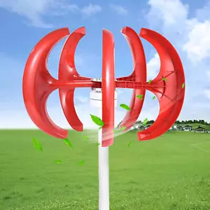 400W Vertical Axis Wind Power Turbine Generator 24V Controller Home Windmill Kit - Picture 1 of 12