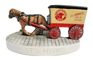 A SEBASTIAN MINIATURE SML-457 It's Hoods Horse Draw Wagon (Harry Hood) - Picture 1 of 3