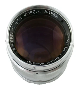 LEICA Hektor 2,5/125 125 125 mm F2,5 M M39 LTM 1959 1650086 Wetzlar casi como nuevo - Imagen 1 de 9
