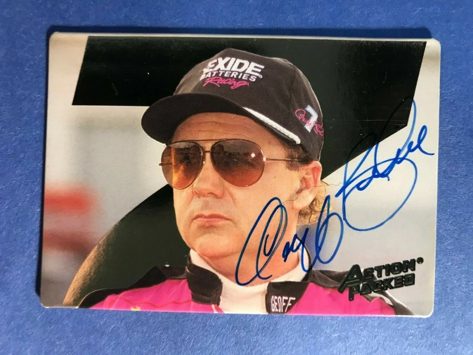 SIGNED GEOFF BODINE 1994 ACTION PACKED CARD AUTOGRAPHED - NASCAR - Image 1 of 3