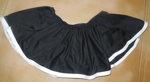 Wolff Fording NWT Dance skirt pull up Extra Large Child Black with White trim - Picture 1 of 4