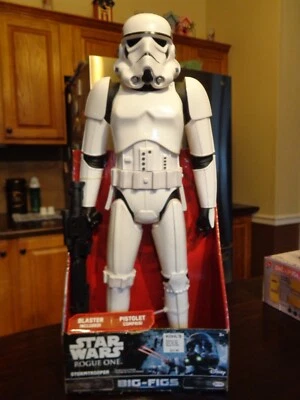 Star Wars Rogue One Stormtrooper con Blaster 18" Jakks Pacific Big-Figs 2016 Foto 1 de 4