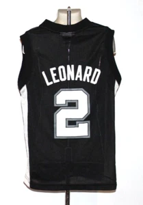 NBA San Antonio Spurs Kawhi Leonard #2 Youth Small (8) Black Jersey - Picture 1 of 3