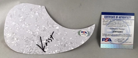 Krist Novoselic Signed Acoustic PickGuard Nirvana 2 PSA/DNA COA Cover