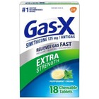 Gas-X Extra Strength Chewable Tablet Peppermint Creme - 18 Tablets