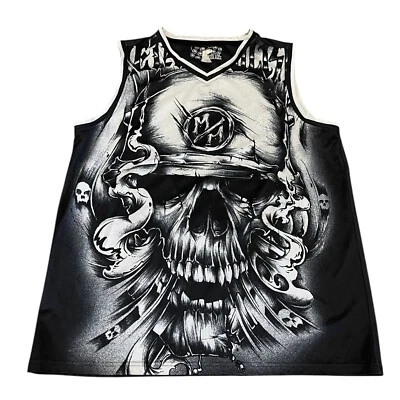 Vintage Metal Mulisha Jersey Tank Top AOP Sz XL Motocross Dirtbike - Image 1 of 4