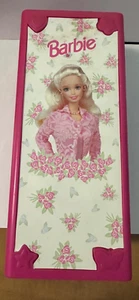 1998 Barbie Travel Case – Pink Storage Organizer – Mattel - Compartments - Picture 1 of 16