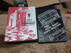 OEM 1985 PONTIAC FIREBIRD TRANS AM Shop Service Repair Manual + SERVICE PUB - Picture 1 of 5