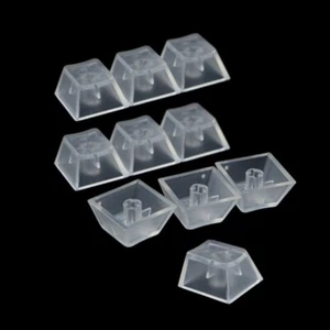 10Pcs ABS No Printed Key Caps Mechanical Keyboard Transparent ABS Keycap - Picture 1 of 12