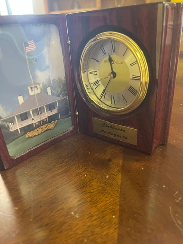 Masters Tournament Desk Clock Cover