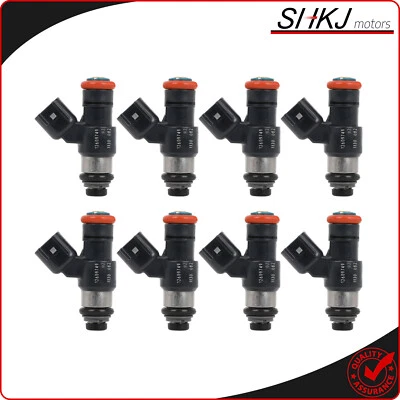 8x For Chevrolet Silverado 1500 2009-2013 GMC Yukon XL 1500 6.2L Fuel Injectors — 第 1/4 张图片