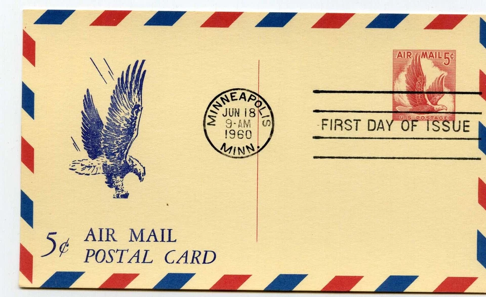 UXC3 5c Eagle with border, Gilmond, FDC - Image 1 of 1