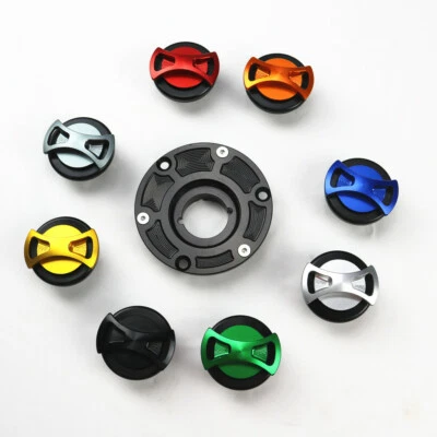 Cubierta de tapa de tanque de combustible CNC con pajarita para Aprilia RSV1000 RS 125 250 Daytona 650 TT600 Foto 1 de 4