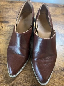 Women's Brown Universal Thread Size 7.5 Pointed Toe Slp on Heeled Shoes - Picture 1 of 7