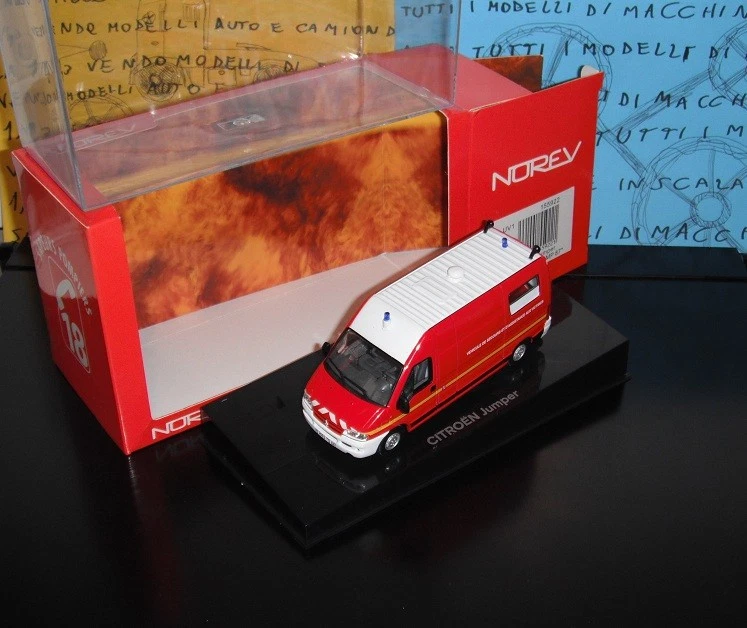 1/43 NOREV Citroen Jumper VSAV Pompiers - ambulance ambulancia bomberos smur - Immagine 1 di 1