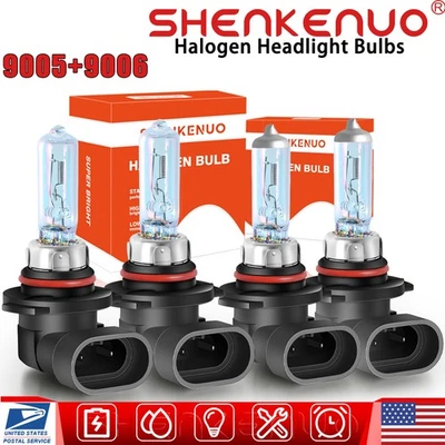 Faros halógenos haz alto/bajo 9005 9006 3800 k para Honda Accord 2003-2007 Foto 1 de 4