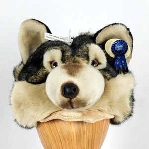 JAAG Plush Wolf Shaped w/Removable Tail Adjustable Strap Hat NEW W/TAG - Picture 1 of 22