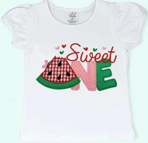 One in a Melon: Linda camisa de cumpleaños de primer cumpleaños de sandía para niños pequeños cumpleaños - Imagen 1 de 5