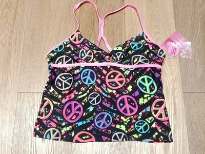 JOE BOXER Niñas Halter Tankini Natación Top, Mezcla y Combina, Niñas Plus GRANDE (12 1/2) Foto 1 de 4