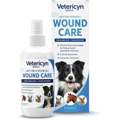 Vetericyn Plus Dog Wound Care Spray | Healing Aid And Skin Repair Clean Wounds R - Image 1 of 4